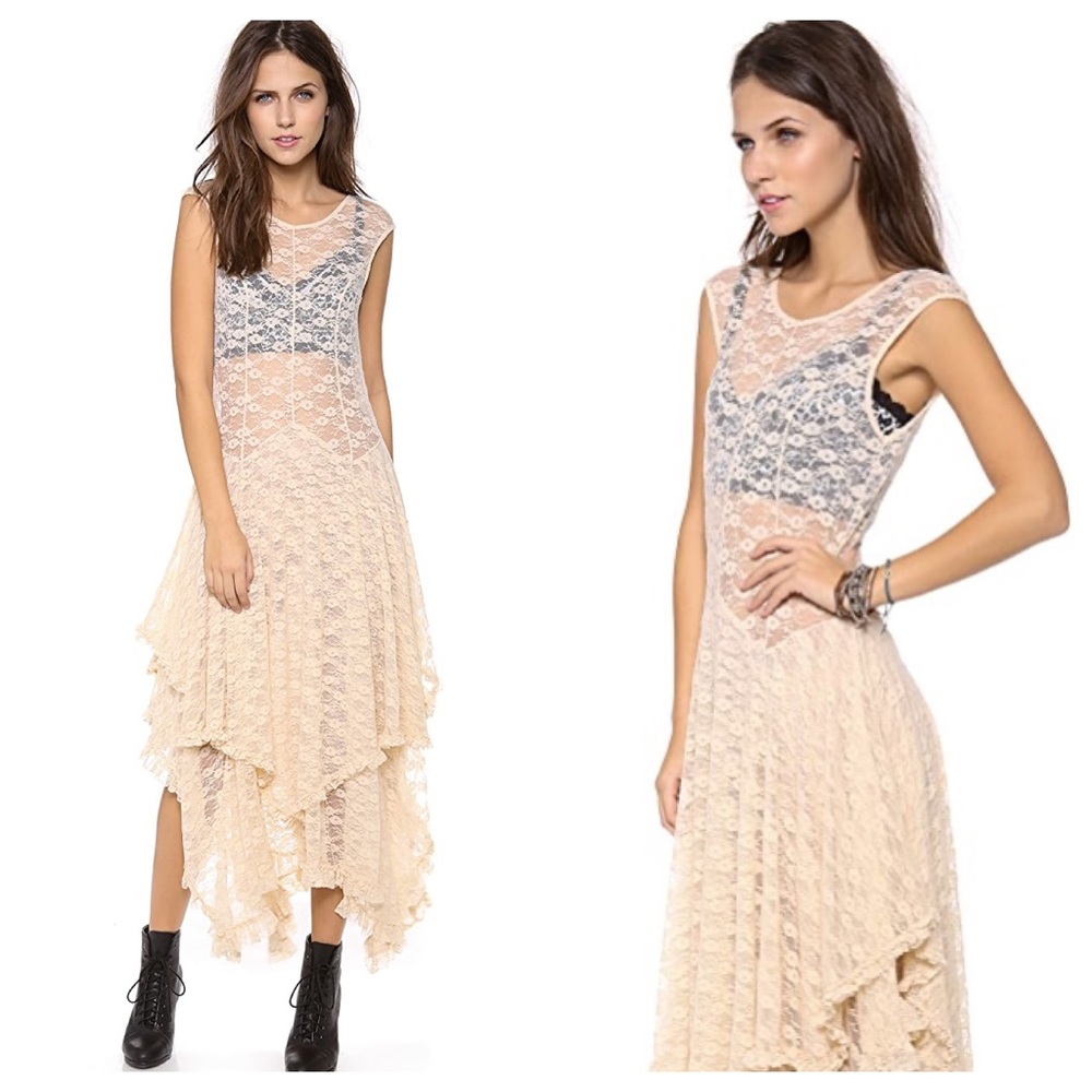 NEW Free People French Court Slip Dress